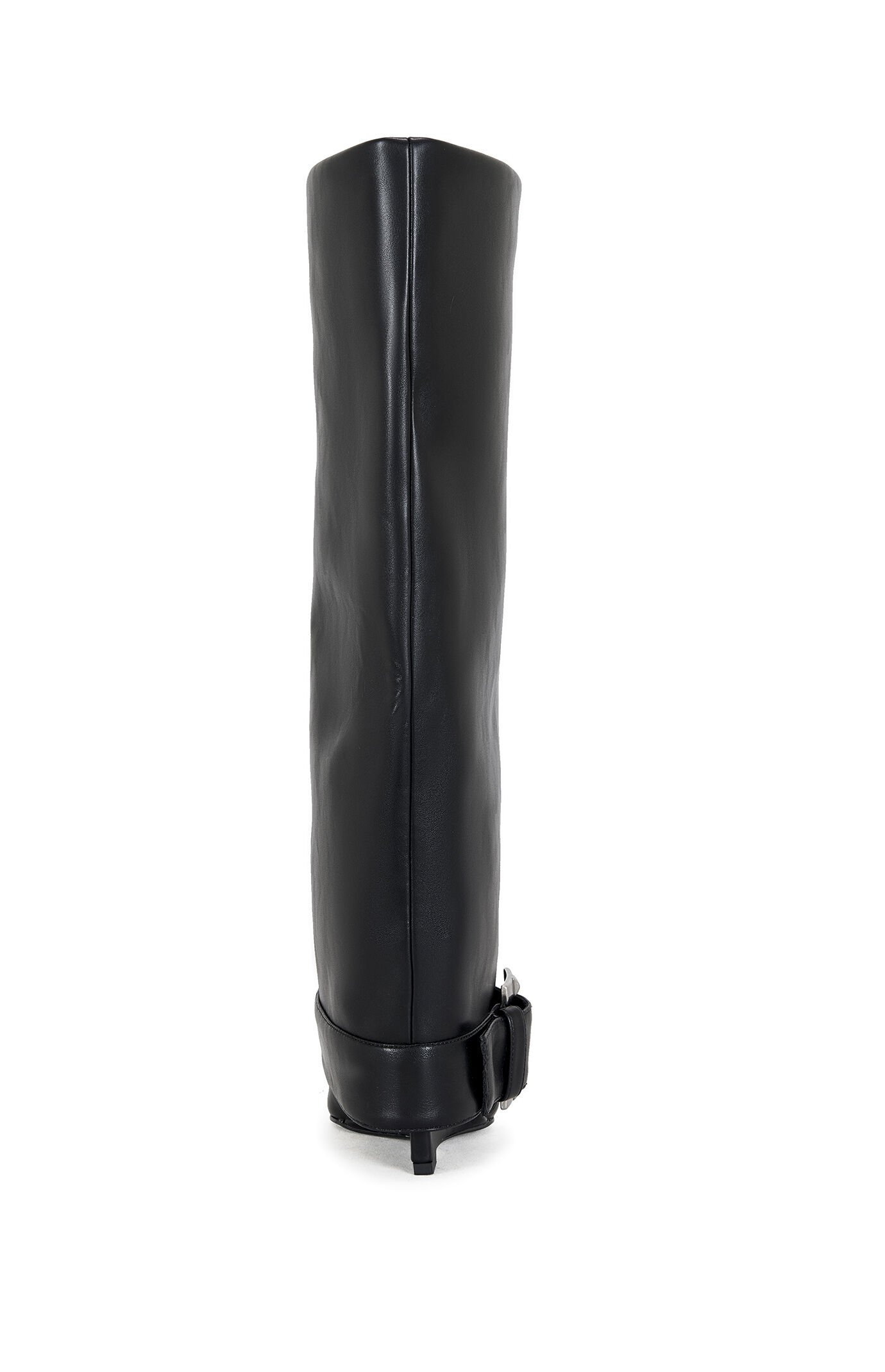 AZALEA WANG Antonina Black Wedge Tall Boots