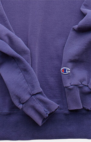 '90s Purple Champion Crew Neck Sweatshirt image number 3