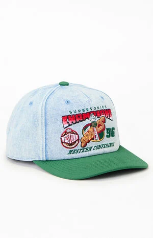 NBA Seattle Supersonics&nbsp;Champions Deadstock Jean Snapback Hat image number 1