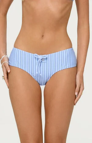 Blonca Striped Boyshort Bikini Bottom image number 1