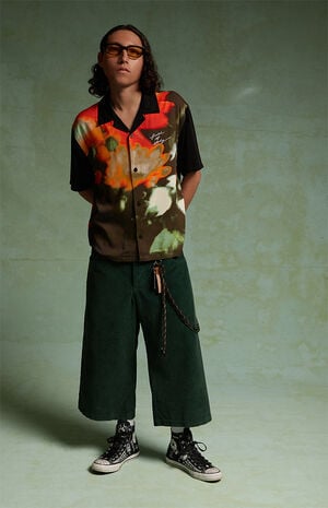 by Pacsun Grain Woven Camp Shirt image number 6