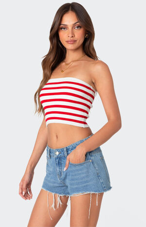 Lexi Ribbed Tube Top image number 3