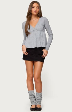 Kenzie Long Sleeve Babydoll Top image number 4