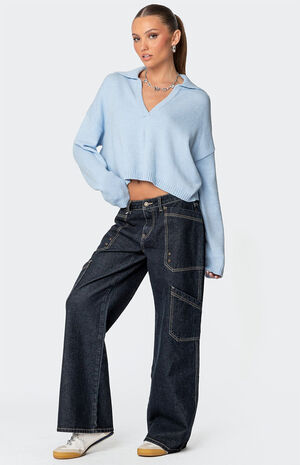 Xana Low Rise Carpenter Jeans image number 1