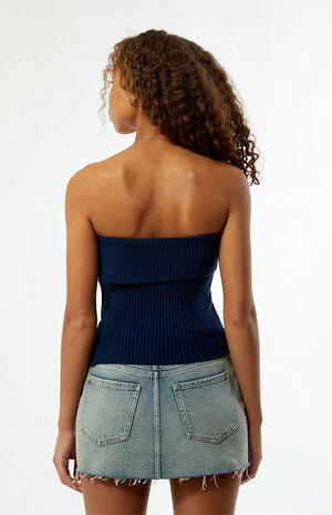 Kate Fold-Over Sweater Tube Top image number 4