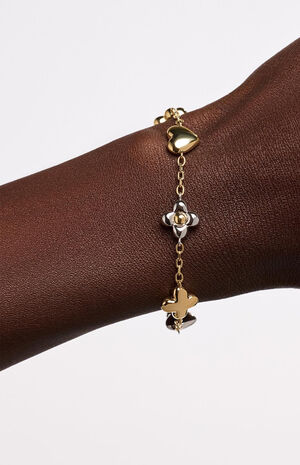 Azura Gold Charm Bracelet image number 4