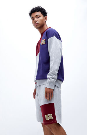 Colorblock Crew Neck Sweatshirt Colorblock Crew Neck Sweatshirt image number null