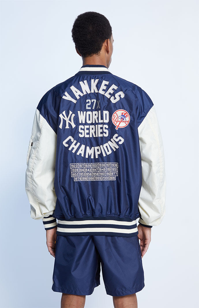 NEW YORK YANKEES REVERSIVLE クラシックジャケット New York Yankees Special Edition 27-TIME World Series