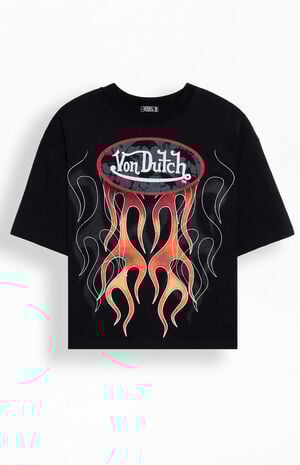 Logo Flame Cropped T-Shirt image number 1