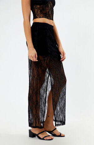 Lace Midi Skirt Lace Midi Skirt image number 3