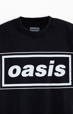 Oasis Distressed Logo Oversized T-Shirt image number 2