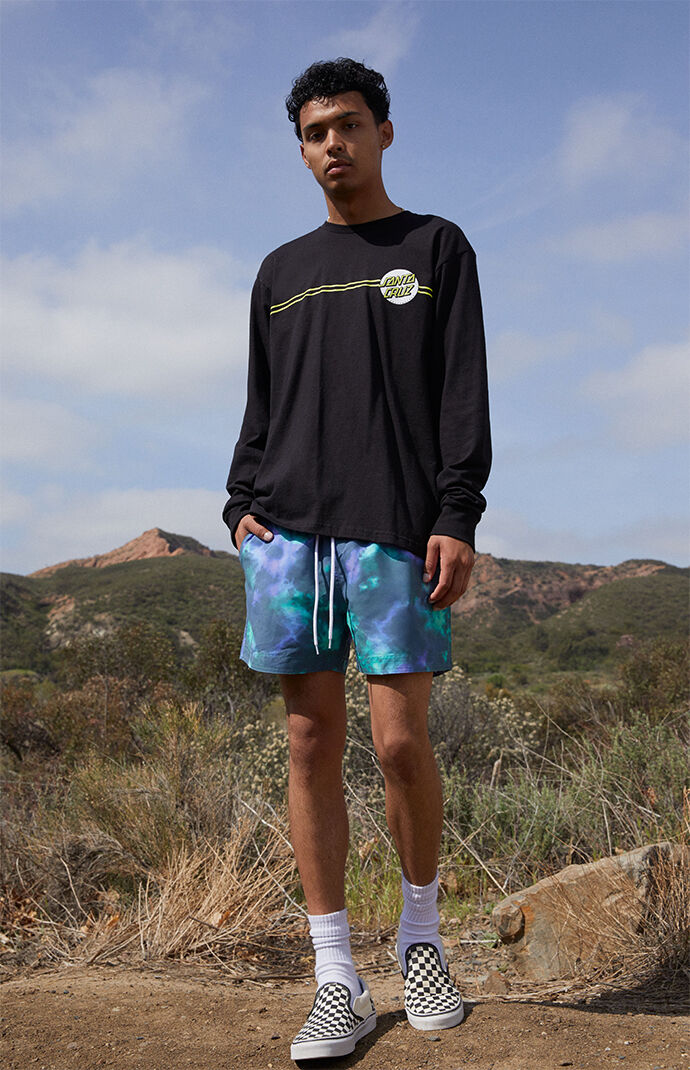 Tie-Dyed 15" Swim Trunks