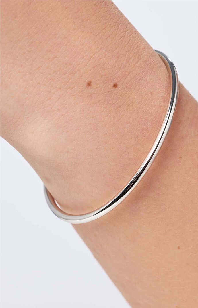 Ana Luisa Carter 3mm Silver Bangle Bracelet