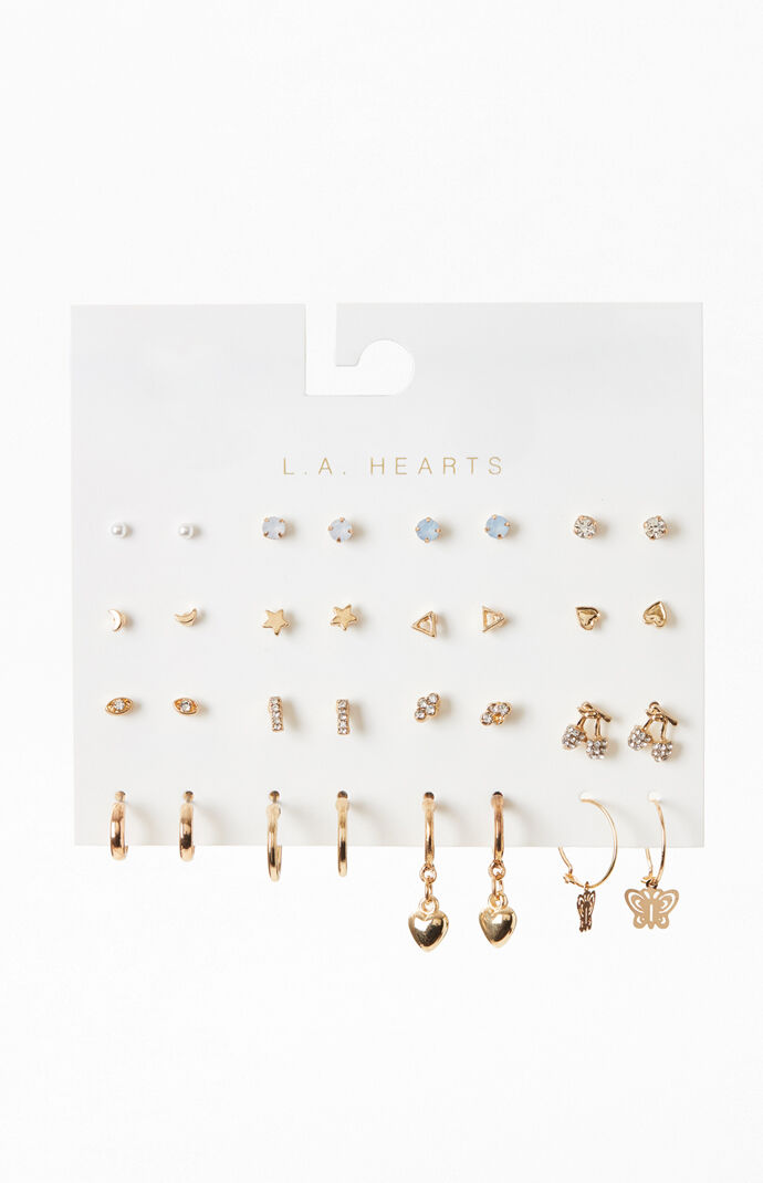 La Hearts Earrings 2024 www.alhudapk