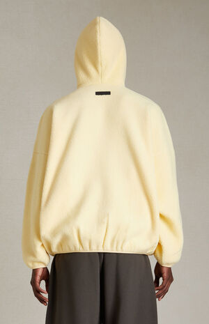 Garden Yellow Polar Fleece Hoodie image number 3