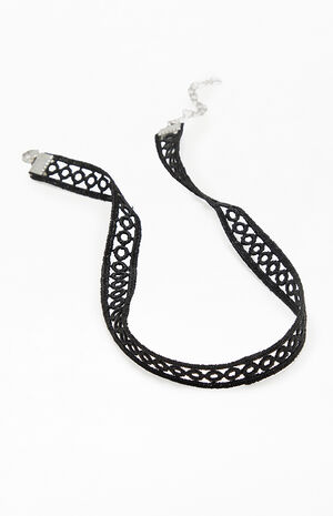 Woven Circle Choker Necklace image number 2