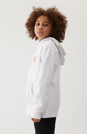 Kids Checker Drop Shoulder Hoodie image number 3