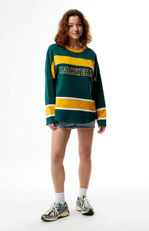 NFL Wild Collective x PacSun Green Bay Packers Crew Neck Oversized Sweatshirt image number 4