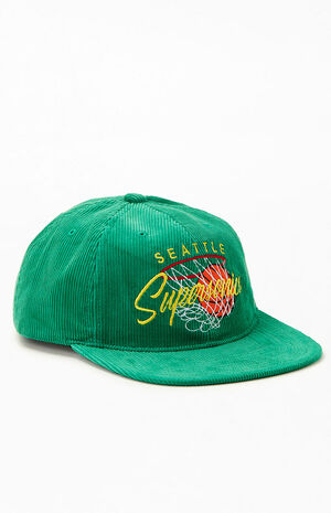 Seattle Supersonics Corduroy Snapback Hat