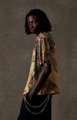 x Pacsun French Tapestries Camp Shirt image number 4