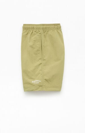 Green Collegiate 6.5" Swim Trunks image number 3