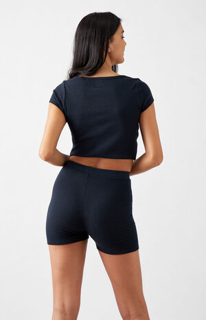 Ribbed Bike Shorts image number 3