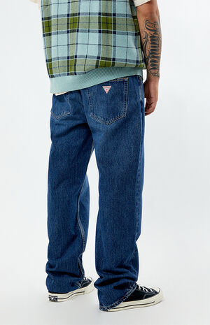 Medium Indigo Wash G18 Relaxed Jeans image number 4