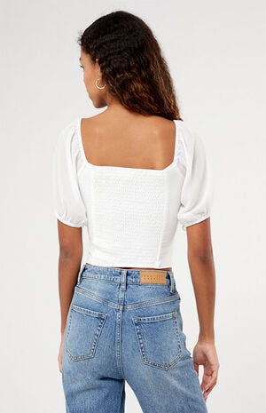 Short Sleeve Bustier Top image number 4