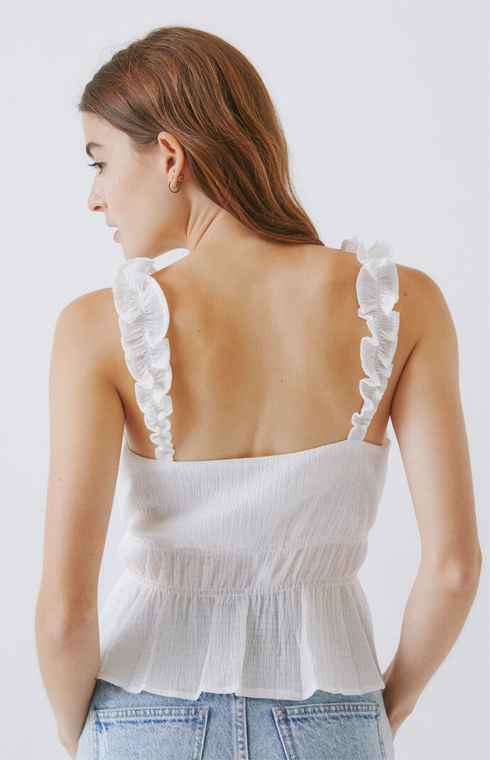 Cinched Waist Tank Top