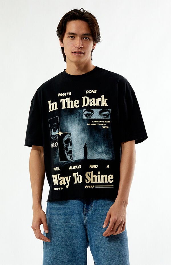 Pacsun The Dark Cropped Boxy T-Shirt