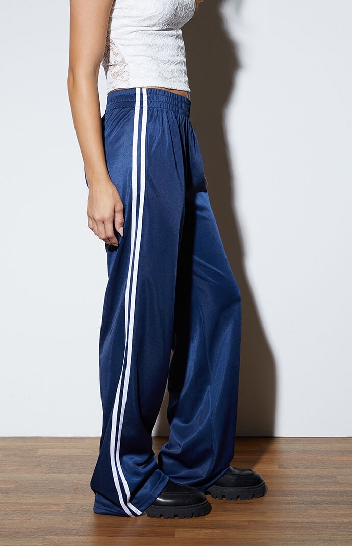LA Hearts Tricot Wide Leg Track Pants PacSun