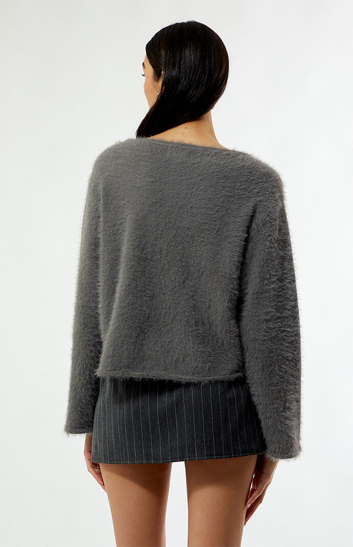 Beverly and Beck Lola Fuzzy Knit Sweater