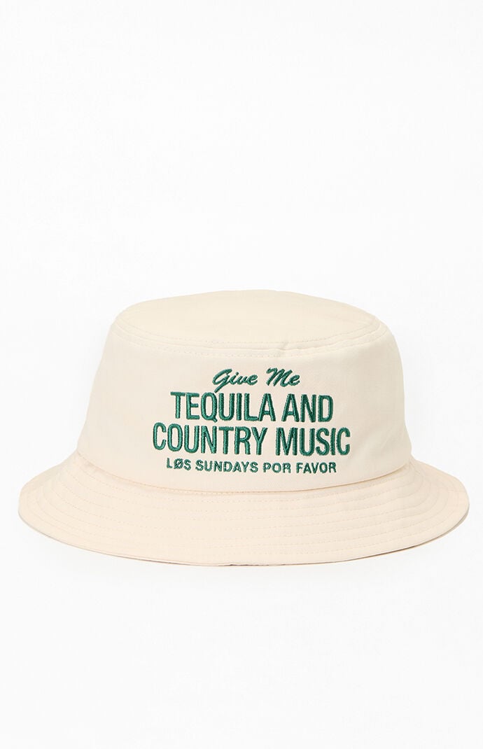 Los Sundays Off White Tequila and Country Music Bucket Hat