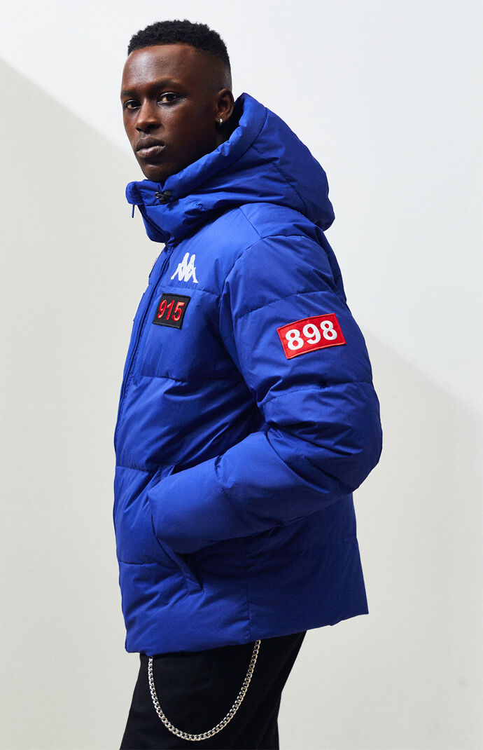 kappa long puffer jacket