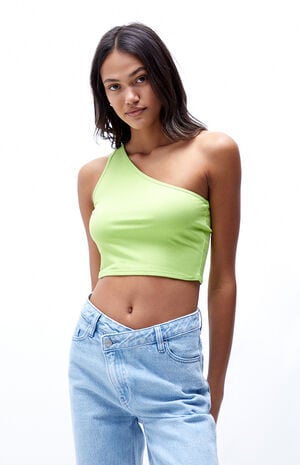 Basics by Pacsun One Shoulder Tank Top |