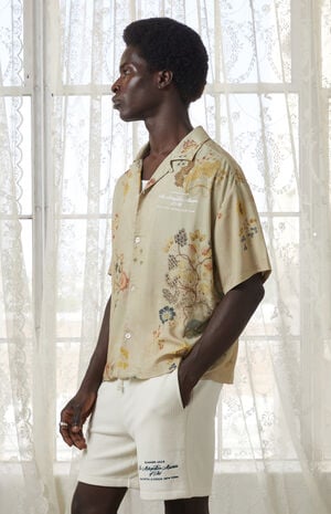 x Pacsun Impresa Cropped Camp Shirt image number 3