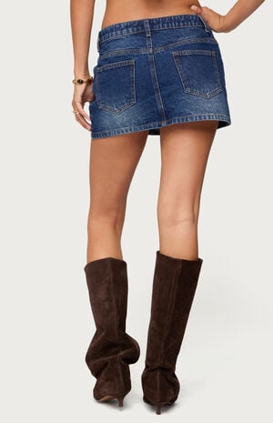 Chiara Denim Micro Skirt image number 3