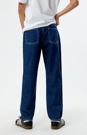 Medium Indigo Straight Leg Jeans image number 3