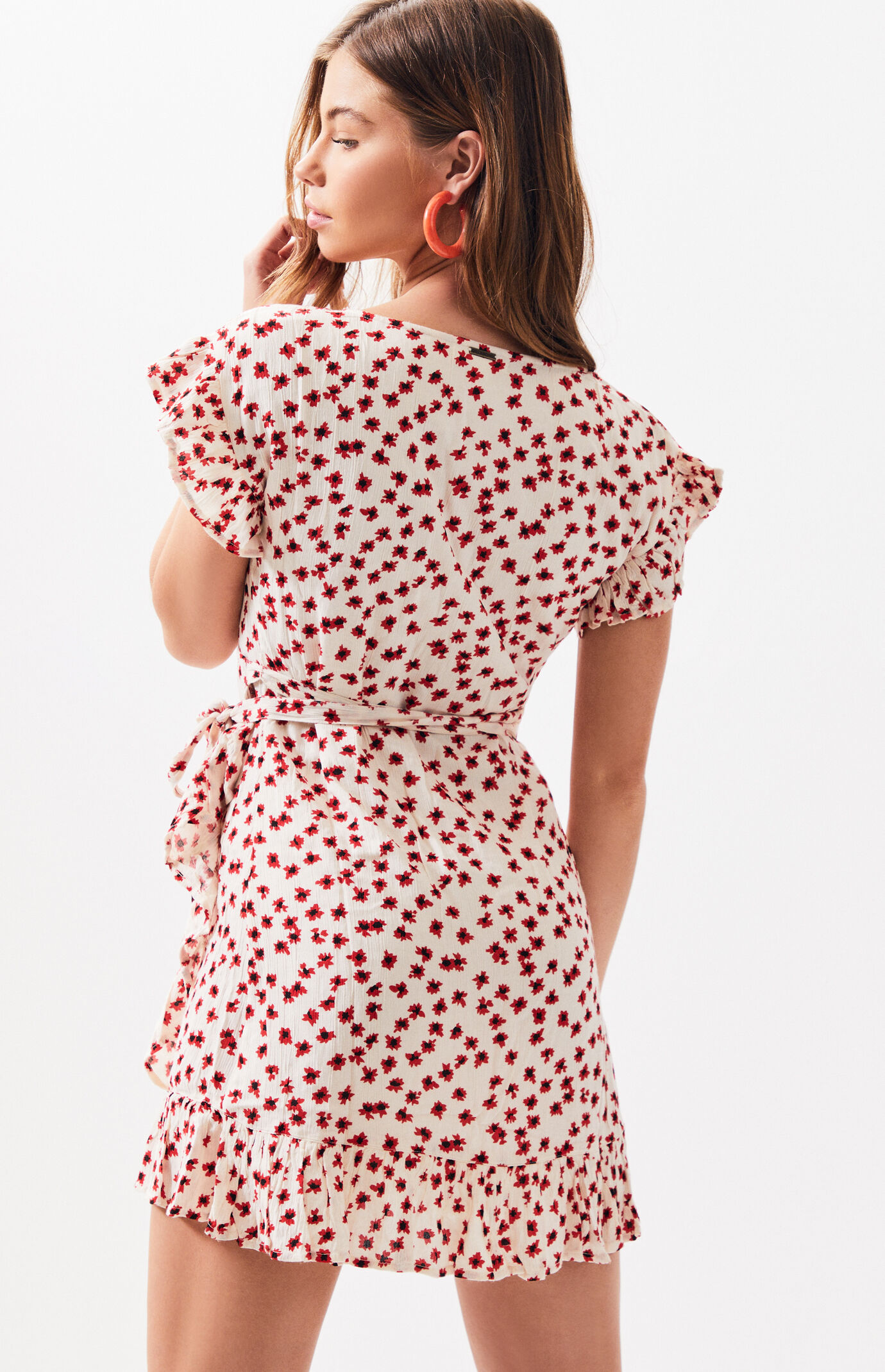 billabong wrap and roll mini dress