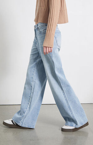Light Blue Baggy Jeans image number 4