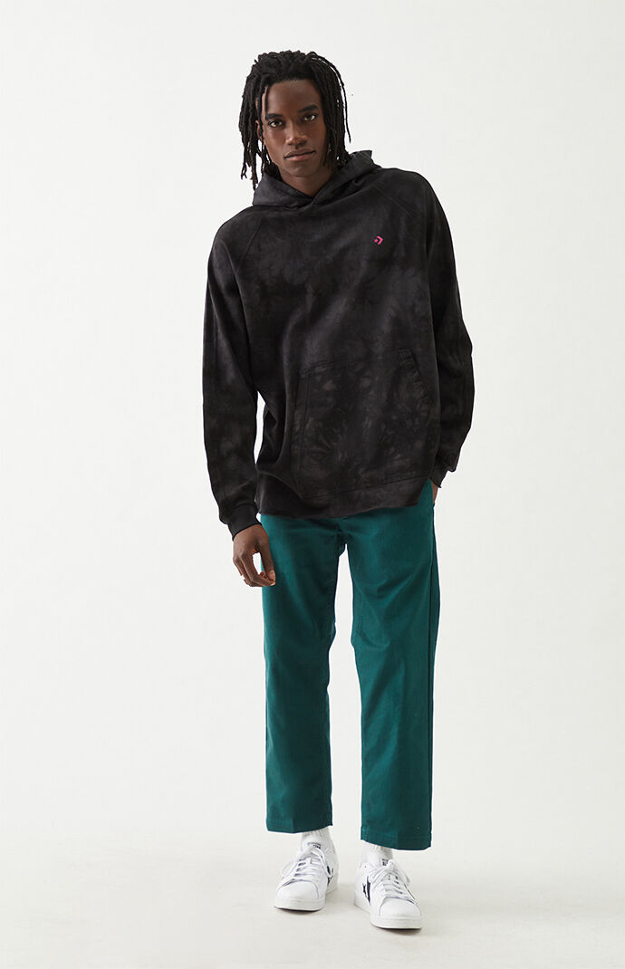 Tie-Dyed Embroidered Hoodie