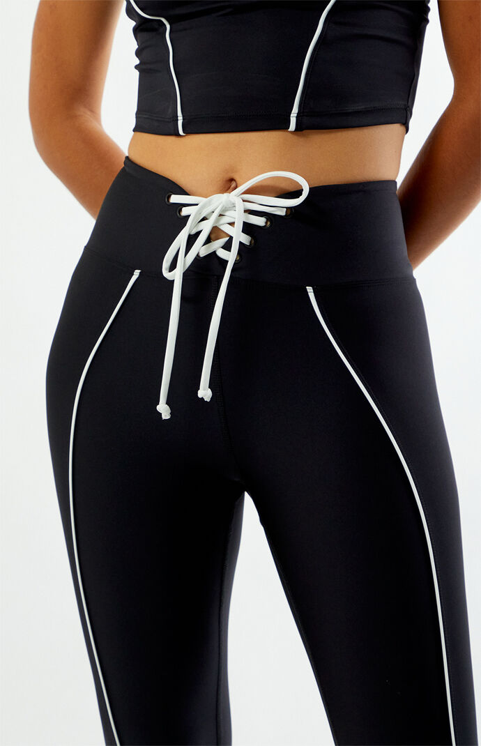 YEAR OF OURS Active Field Lace-Up Leggings