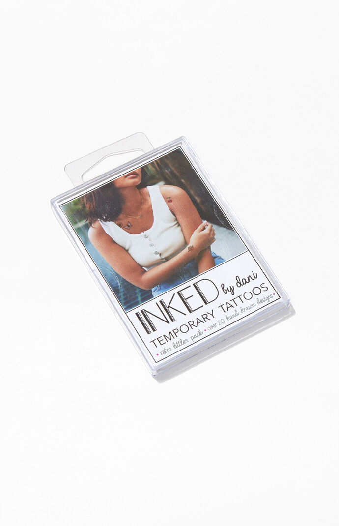Retro Littles Temporary Tattoo Pack