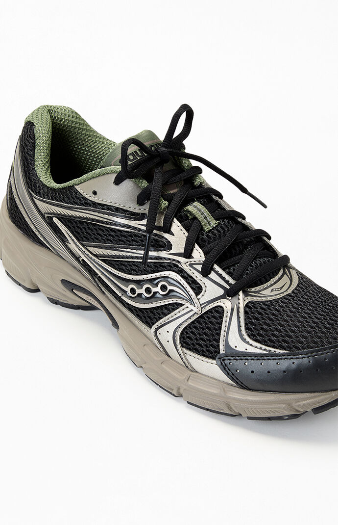 sumomoren ② Saucony Black & Olive Ride Millennium Shoes | Pacsun