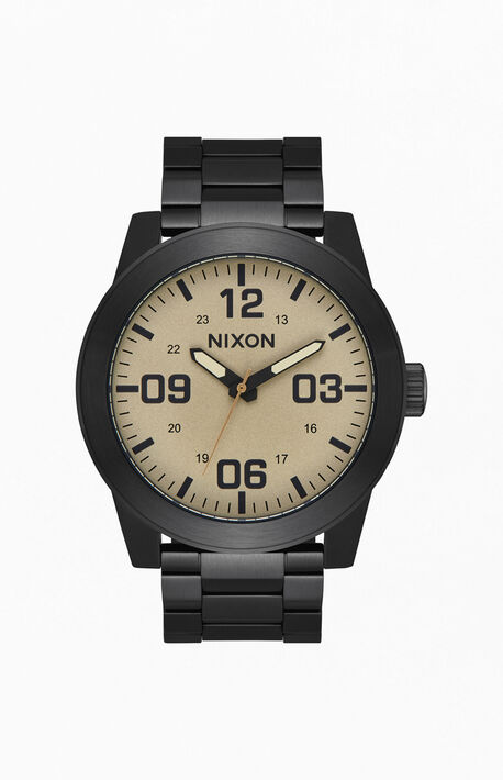 Black Corporal Watch