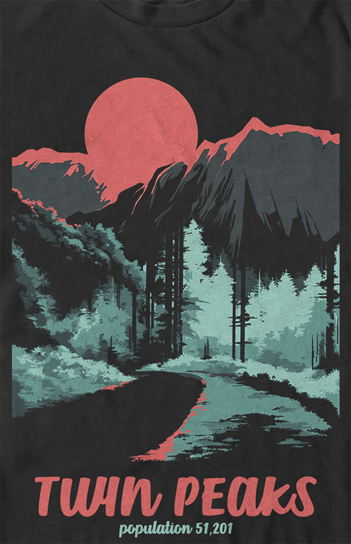 Twin Peaks Parks Poster T-Shirt