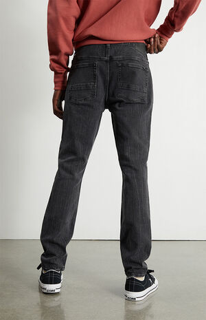 Black Wash Skinny Jeans image number 4