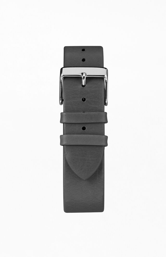 Black Fairfield Leather Strap Watch