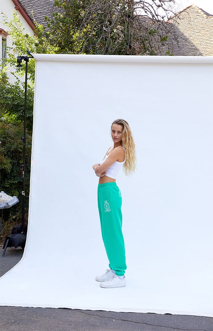 Pacsun best sale green sweatpants
