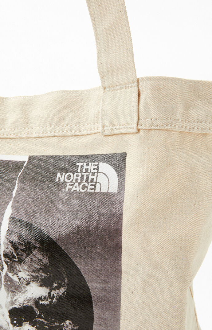 Grey & Tan Cotton Tote Bag